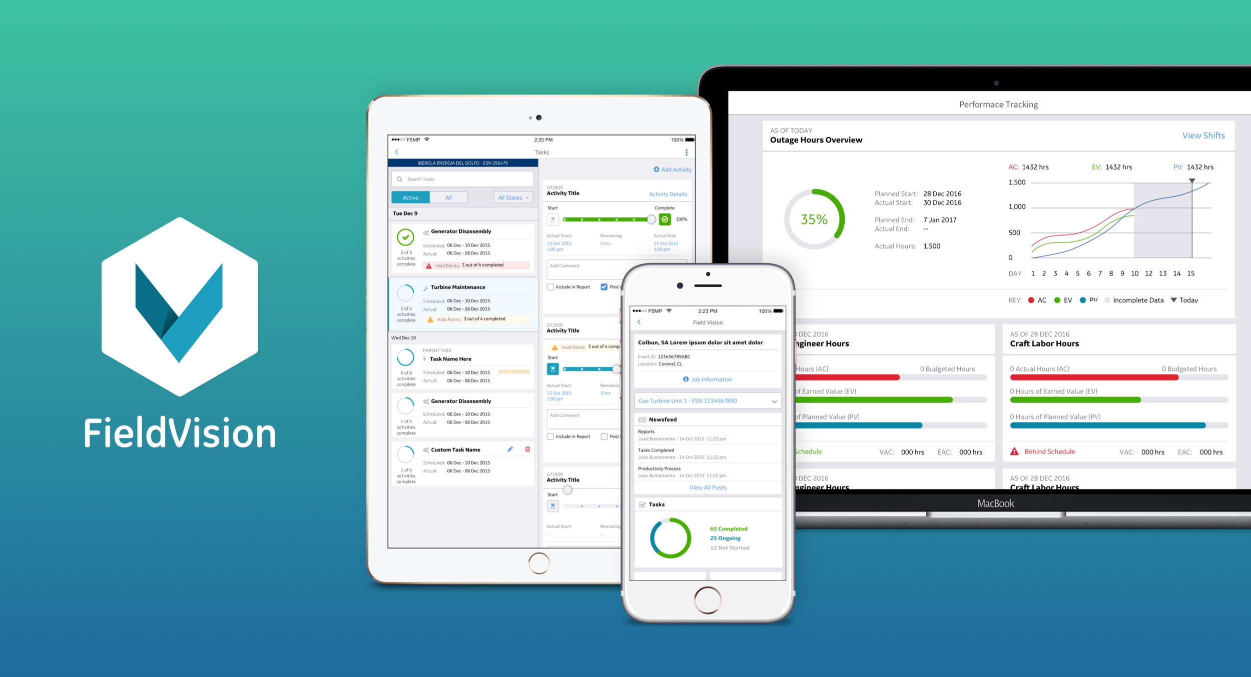 FieldVision industrial IoT mobile app