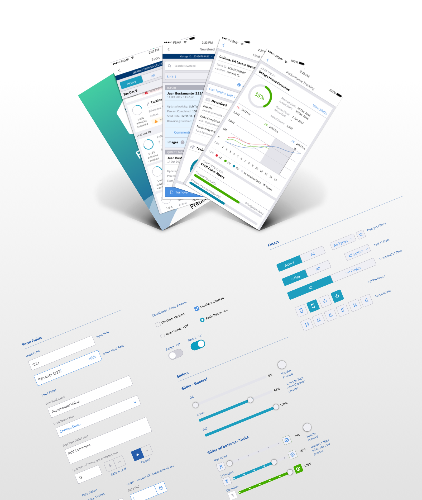 FieldVision mobile design system